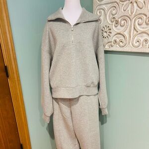 Old Navy Active Gray Fleece Set XL Tall
